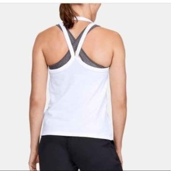 Under Armour | Women's Gel Logo Racerback Tank Top Style#1320634 - Size S - Picture 13 of 15